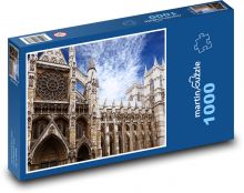 Westminster - opátstvo, architektúra Puzzle 1000 dielikov - 60 x 46 cm 