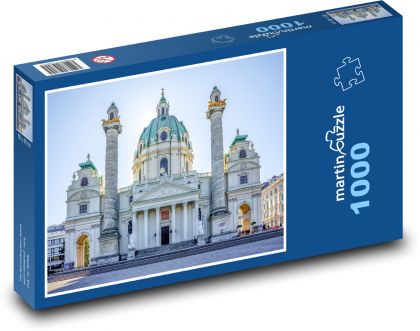 Vídeň - Rakousko, Karlskirche - puzzle 1000 dílků