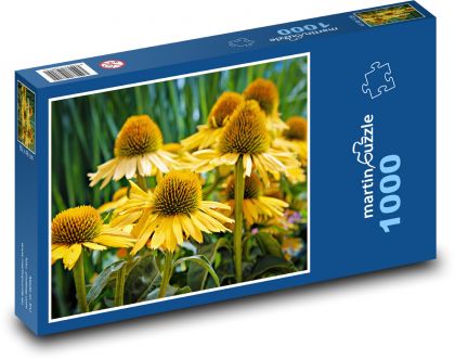 Echinacea - gelbe Blume - Puzzle - 1000 Teile