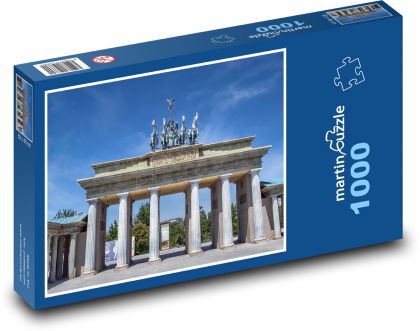 Madrid - budovy, sloupy - puzzle 1000 dílků