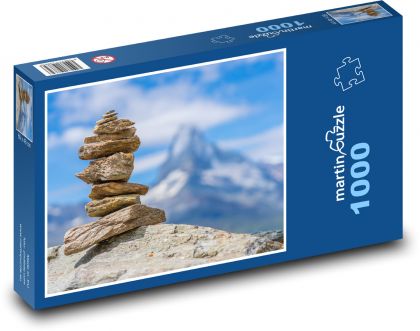 Stone tower - a remnant of a rock - Puzzle 1000 pieces, size 60x46 cm 