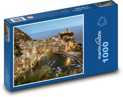 Vernazza - Włochy, Europa - Puzzle 1000 elementów, rozmiar 60x46 cm