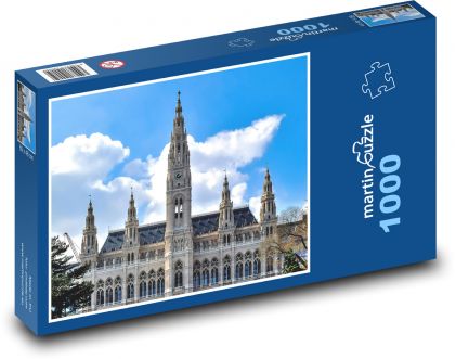 Vienna City Hall - Austria - Puzzle 1000 pieces, size 60x46 cm 