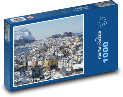 Norwegen - Stadt - Puzzle - 1000 Teile