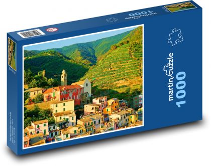 Itálie - vesnice - puzzle 1000 dílků