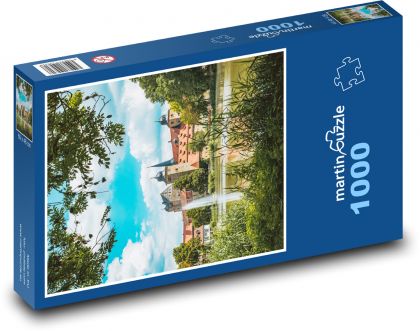 Zámek - příroda - puzzle 1000 dílků