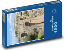 Kaňon Andalúzie, Španielsko Puzzle 1000 dielikov - 60 x 46 cm 