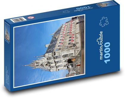 Gouda - Ratusz, Holandia - Puzzle 1000 elementów, rozmiar 60x46 cm