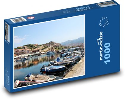 Molivos - Hafen, Griechenland - Puzzle - 1000 Teile