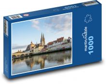 Regensburg - Dunaj, Německo Puzzle 1000 - 60x46 cm