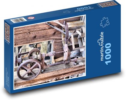 Vŕtačka - starožitná - Puzzle 1000 dielikov, rozmer 60x46 cm