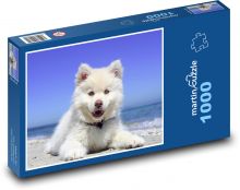 Welpe am Strand Puzzle 1000 Teile - 60 x 46 cm