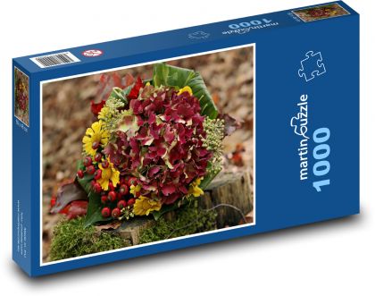 Podzimní kytice  - puzzle 1000 dílků