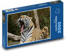 Tiger odpočíva v prírode Puzzle 2000 dielikov - 90 x 60 cm