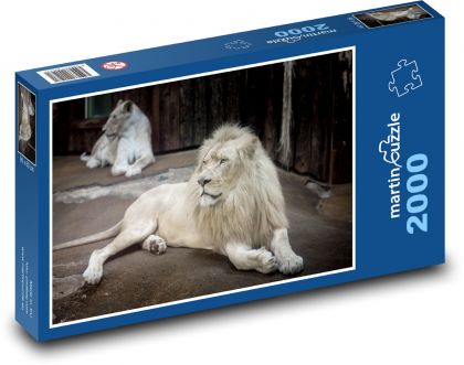 Die Majestät des Weißen Löwen - Puzzle - 2000 Teile