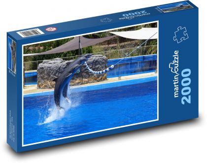 Delfín - Puzzle 2000 dílků, rozměr 90x60 cm