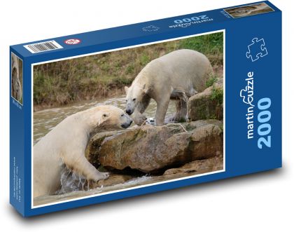 Polar bear - Puzzle 2000 pieces, size 90x60 cm 