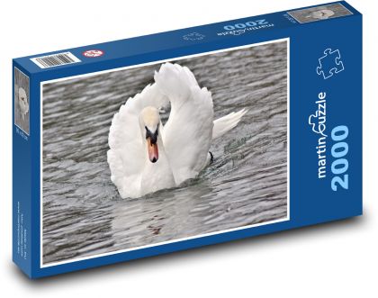 Swan - Puzzle 2000 pieces, size 90x60 cm 