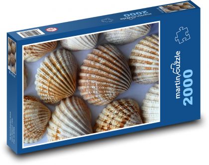 Braune Muscheln - Puzzle - 2000 Teile