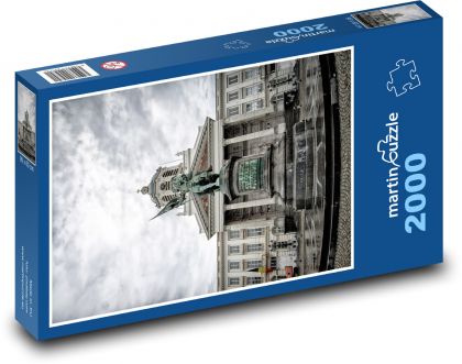 Socha krále Alberta I., Brusel - puzzle 2000 dílků