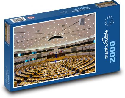 Evropský parlament, Brusel - puzzle 2000 dílků