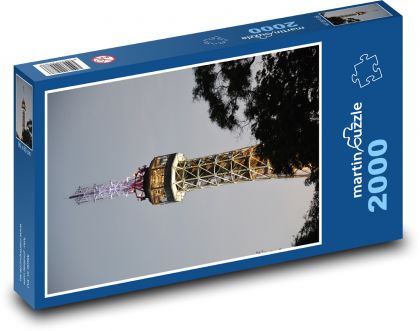 Prague, Petřín Lookout Tower. - Puzzle 2000 pieces, size 90x60 cm 