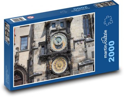 Praha - Orloj - Puzzle 2000 dílků, rozměr 90x60 cm