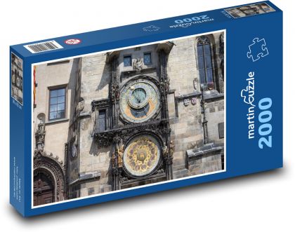 Praha - Astronomické Hodiny - Puzzle 2000 dielikov, rozmer 90x60 cm 