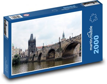 Karlsbrücke und Prager Burg - Puzzle - 2000 Teile