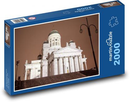 Helsinky - Katedrála - Puzzle 2000 dílků, rozměr 90x60 cm