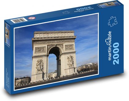 Vítězný oblouk v Paříži - puzzle 2000 dílků