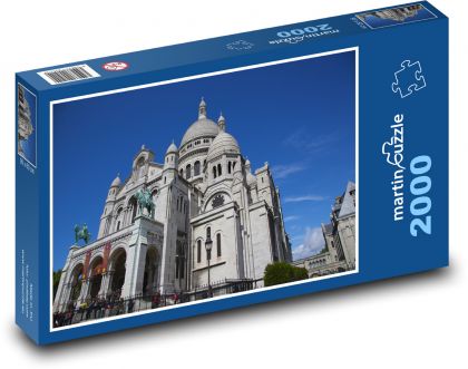Paříž - Puzzle 2000 dílků, rozměr 90x60 cm