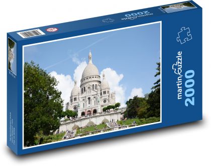 Paris, the famous Basilica of Montmartre - Puzzle 2000 pieces, size 90x60 cm 