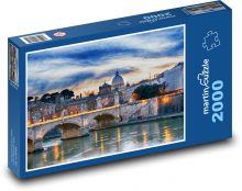 Rím - most Puzzle 2000 dielikov - 90 x 60 cm