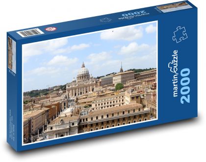 Vatican and St. Peter´s Basilica - Puzzle 2000 pieces, size 90x60 cm 