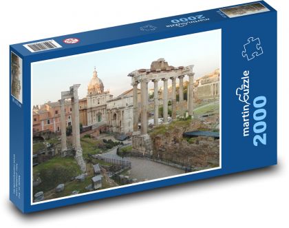 Řím - Roma forum - Puzzle 2000 dílků, rozměr 90x60 cm