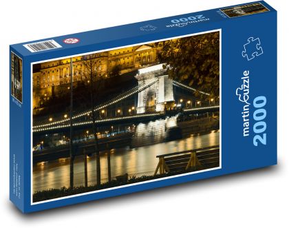 Budapešť - Puzzle 2000 dílků, rozměr 90x60 cm