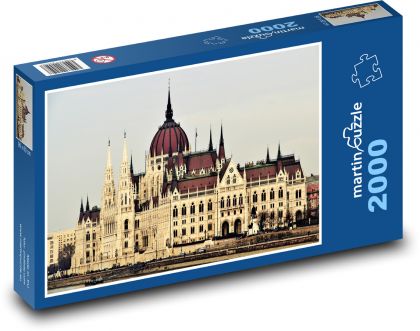 Parlament v Budapešti - puzzle 2000 dílků