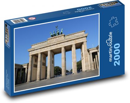 Brama brandenburska - Puzzle 2000 elementów, rozmiar 90x60 cm