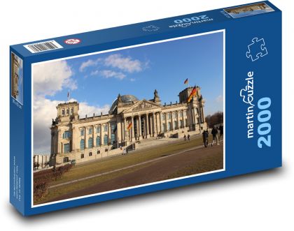 Berlin - Budynek Reichstagu - Puzzle 2000 elementów, rozmiar 90x60 cm