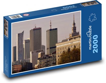 Varšava - Puzzle 2000 dílků, rozměr 90x60 cm