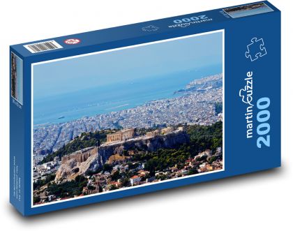 Řecko - Puzzle 2000 dílků, rozměr 90x60 cm
