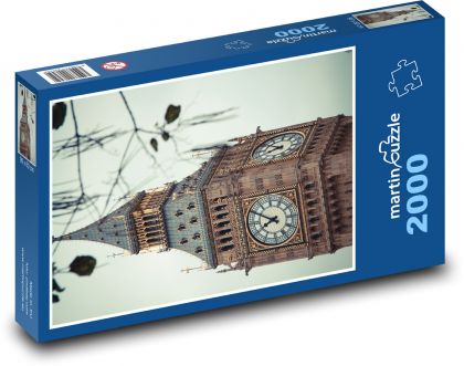 Londýn - Big Ben - Puzzle 2000 dílků, rozměr 90x60 cm