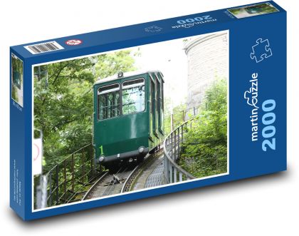 Sztokholm - funicular railway - Puzzle 2000 elementów, rozmiar 90x60 cm