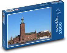 Stockholm - radnice Puzzle 2000 dílků - 90 x 60 cm