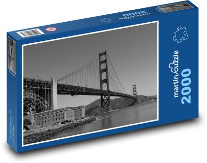 San Francisco - Golden Gate - Puzzle 2000 dielikov, rozmer 90x60 cm 