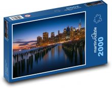 Night New York Puzzle 2000 Teile - 90 x 60 cm