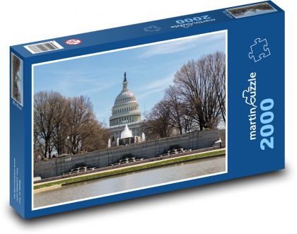 US Capitol Building - Puzzle 2000 dielikov, rozmer 90x60 cm 