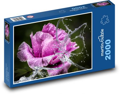 Flowers - Peony - Puzzle 2000 pieces, size 90x60 cm 