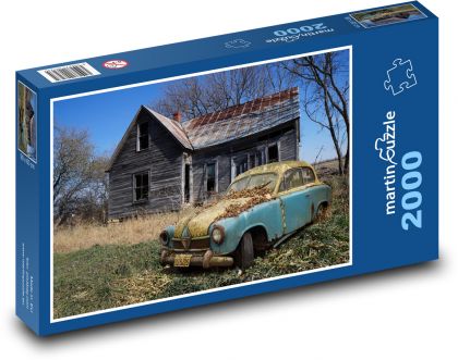 Auto - Borgward Hansa - Puzzle 2000 dílků, rozměr 90x60 cm